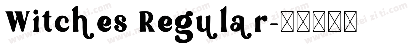 Witches Regular字体转换
